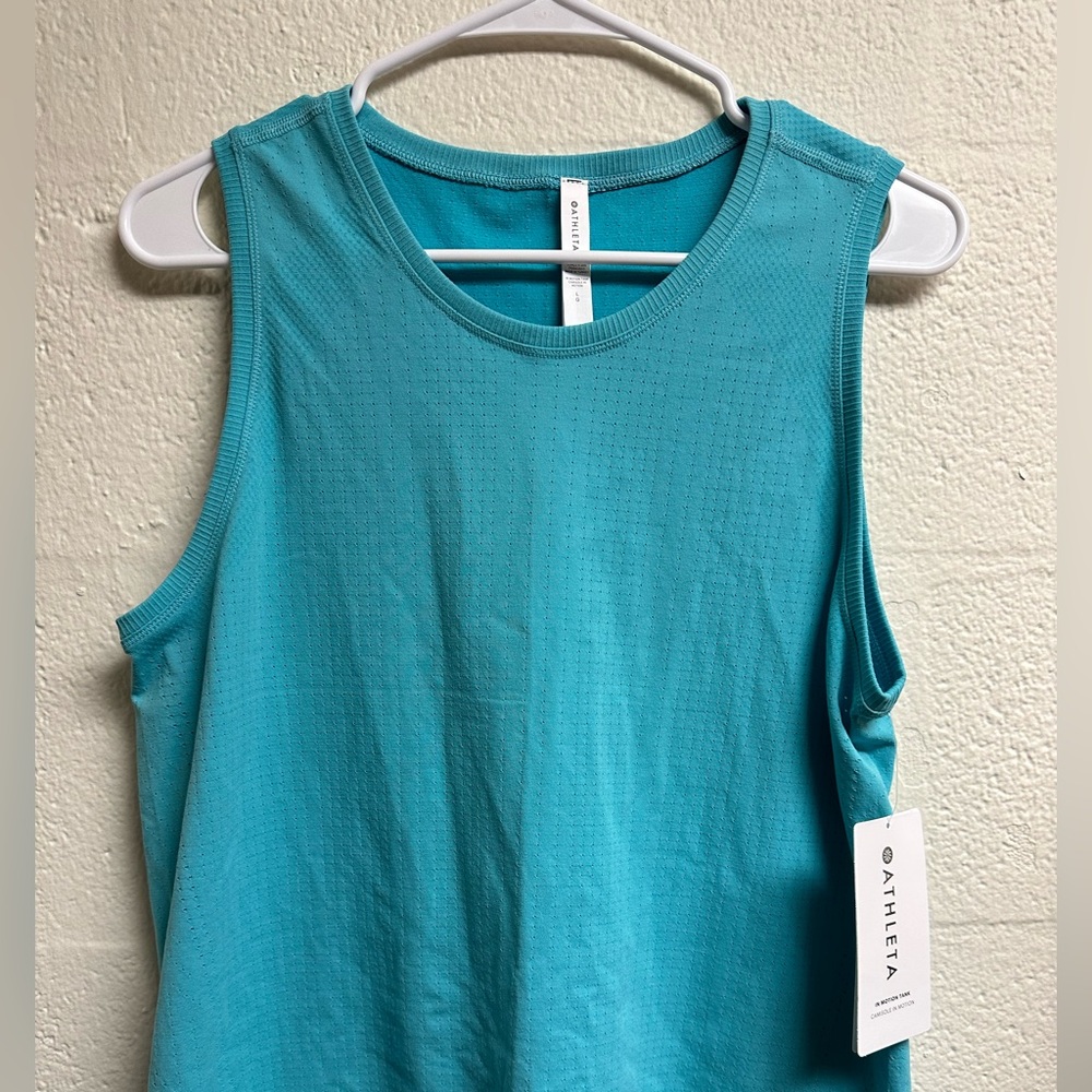 NWT Blue Athleta In Motion Tank